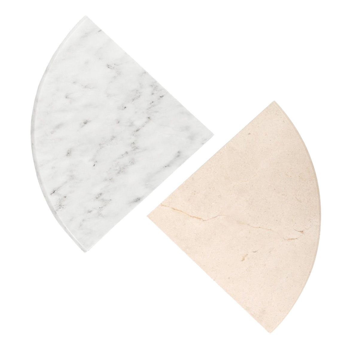 Premium Corner Shelf 9" Polished Shower Shampoo Holder Natural Stone Bathroom Caddy Bath Soap Dish - Marble Barn