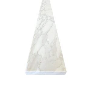 Custom Length Cut From 4x60 Calacatta Gold Marble Thresholds Door Saddles Window Sills Shower Curbs Standard Bevel Polished