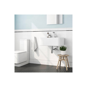 Bright White Ice Ceramic Wall Tile 4"x10" Glossy - Marble Barn
