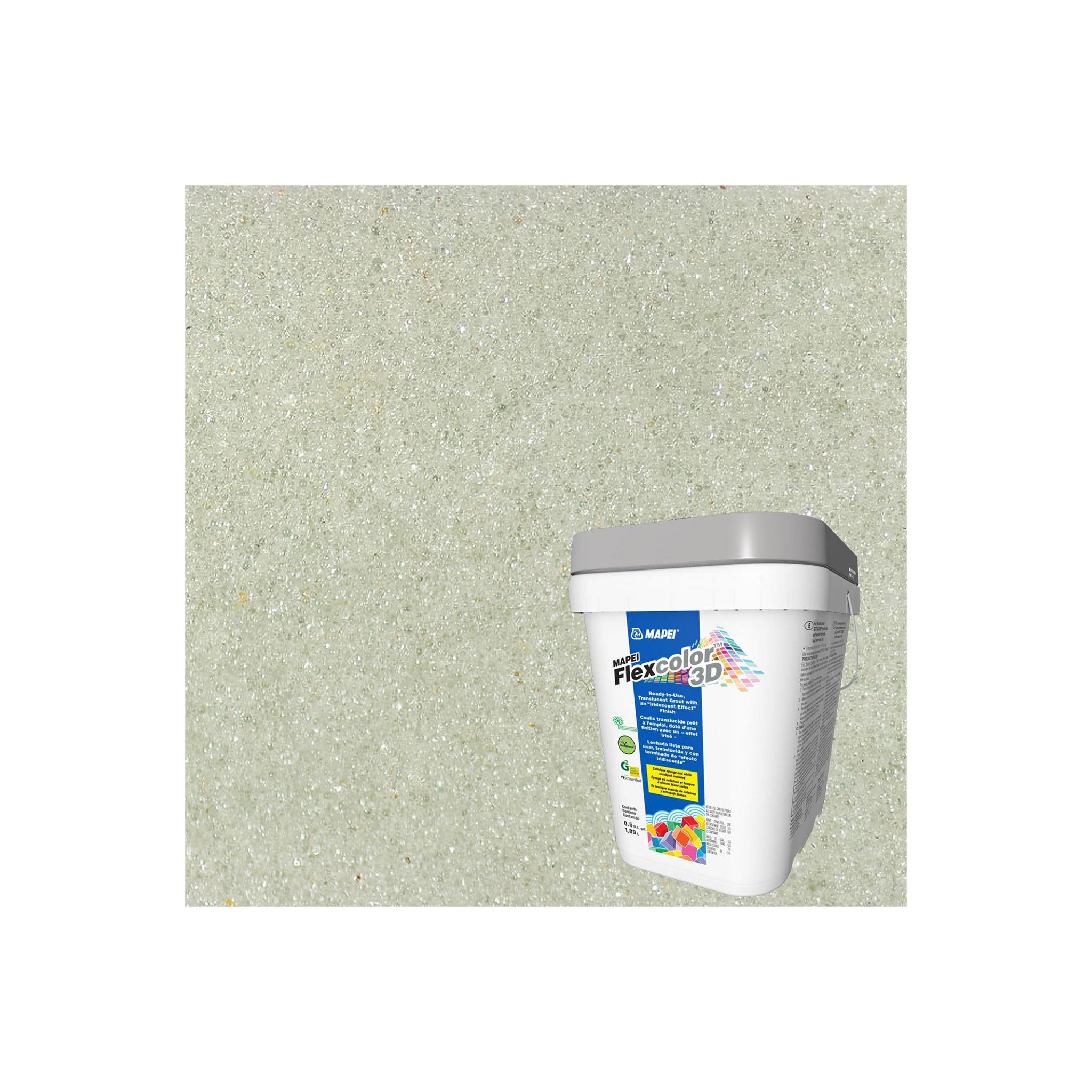 Mapei FlexColor 3D Pre-Mixed Grout 201 Crystal Moon - Marble Barn
