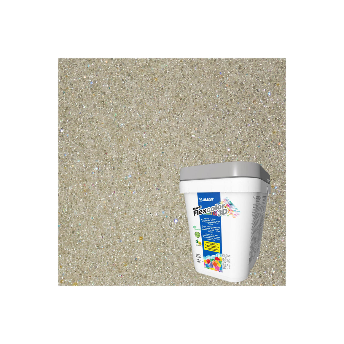 Mapei FlexColor 3D Pre-Mixed Grout 203 Star Dust - Marble Barn