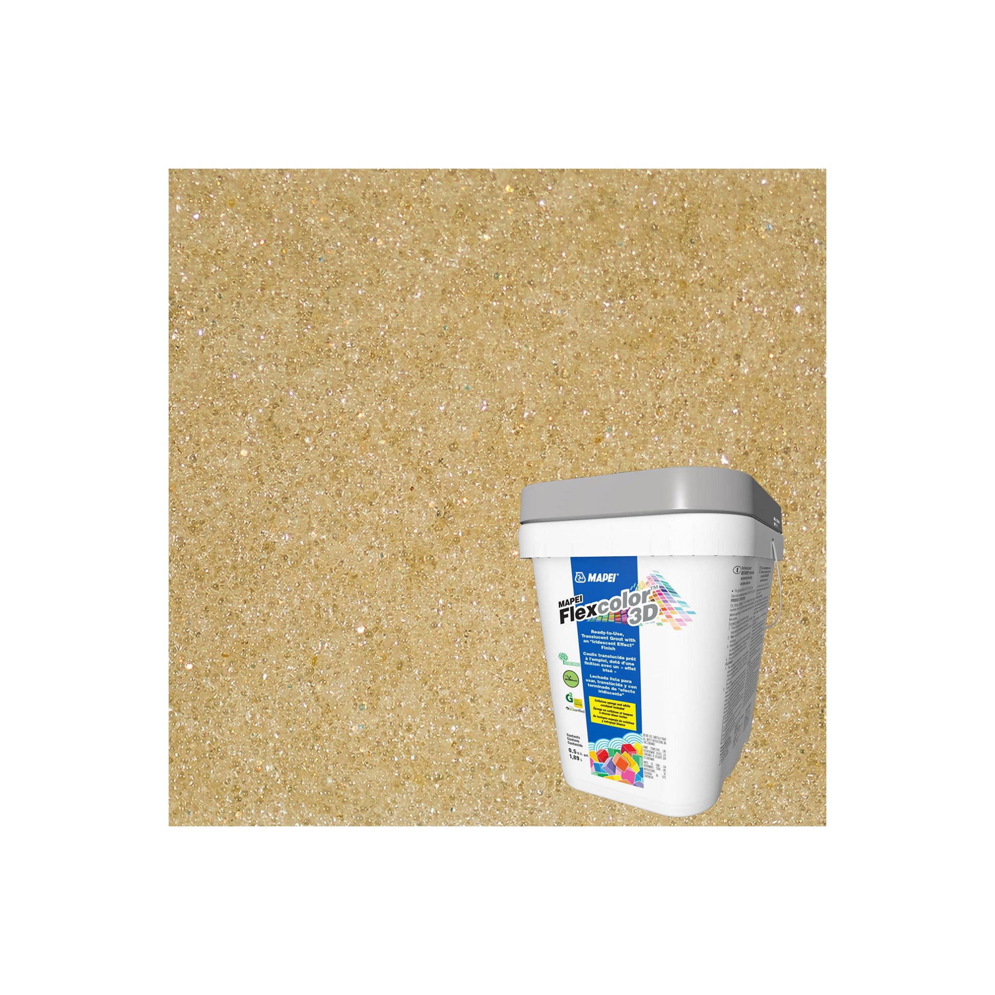 Mapei FlexColor 3D Pre-Mixed Grout - Marble Barn