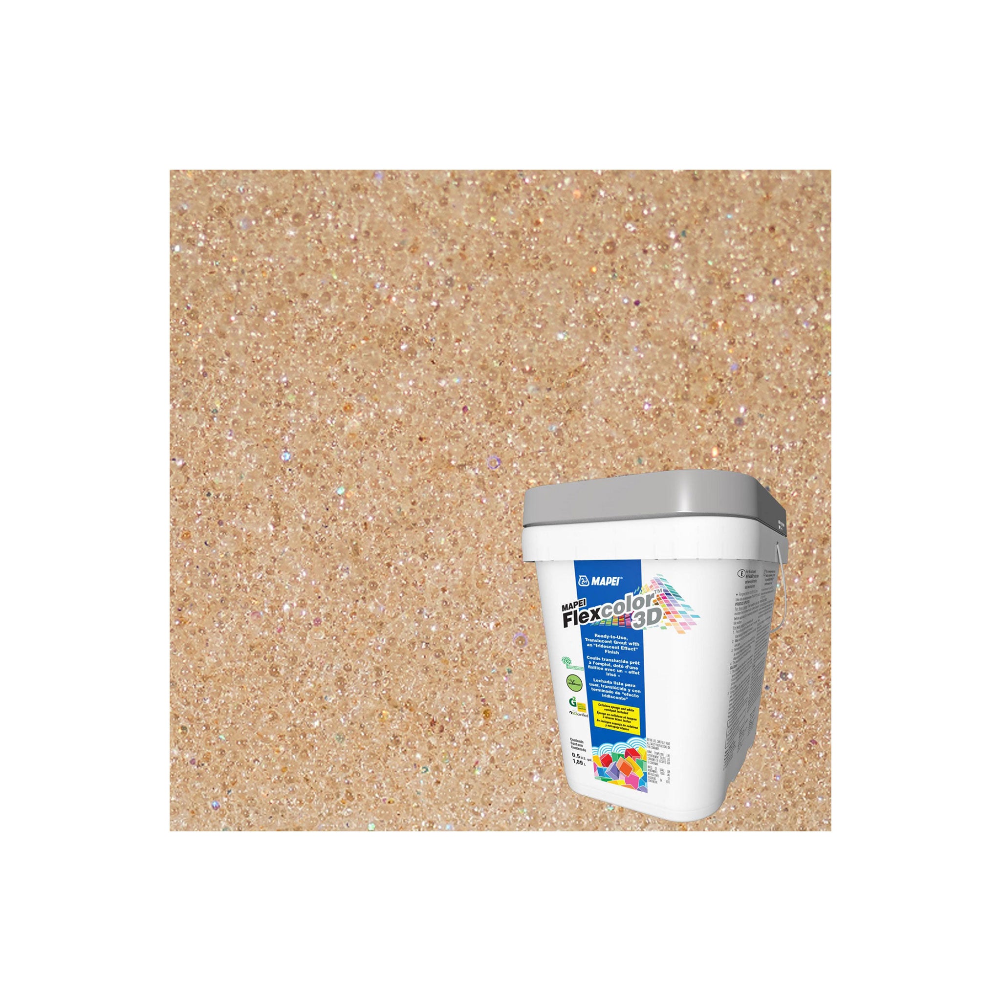 Mapei FlexColor 3D Pre-Mixed Grout - Marble Barn