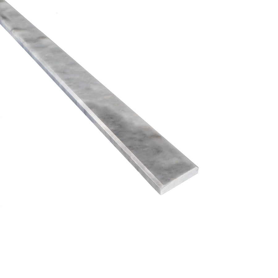 Custom Length 2x36 Gray Marble Thresholds Saddles Window Sills Marble Engineered Stone Standard Bevel Polished