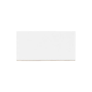 Bright White Ice Subway Ceramic Tile 3"x6" Glossy - Marble Barn