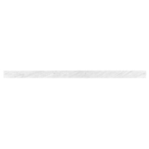 Custom Length 2x36 White Carrara Marble Thresholds Saddles Window Sills Marble Engineered Stone Standard Bevel Polished