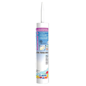 Mapei Keracaulk Sanded Siliconized Acrylic Caulk 00 White - Marble Barn